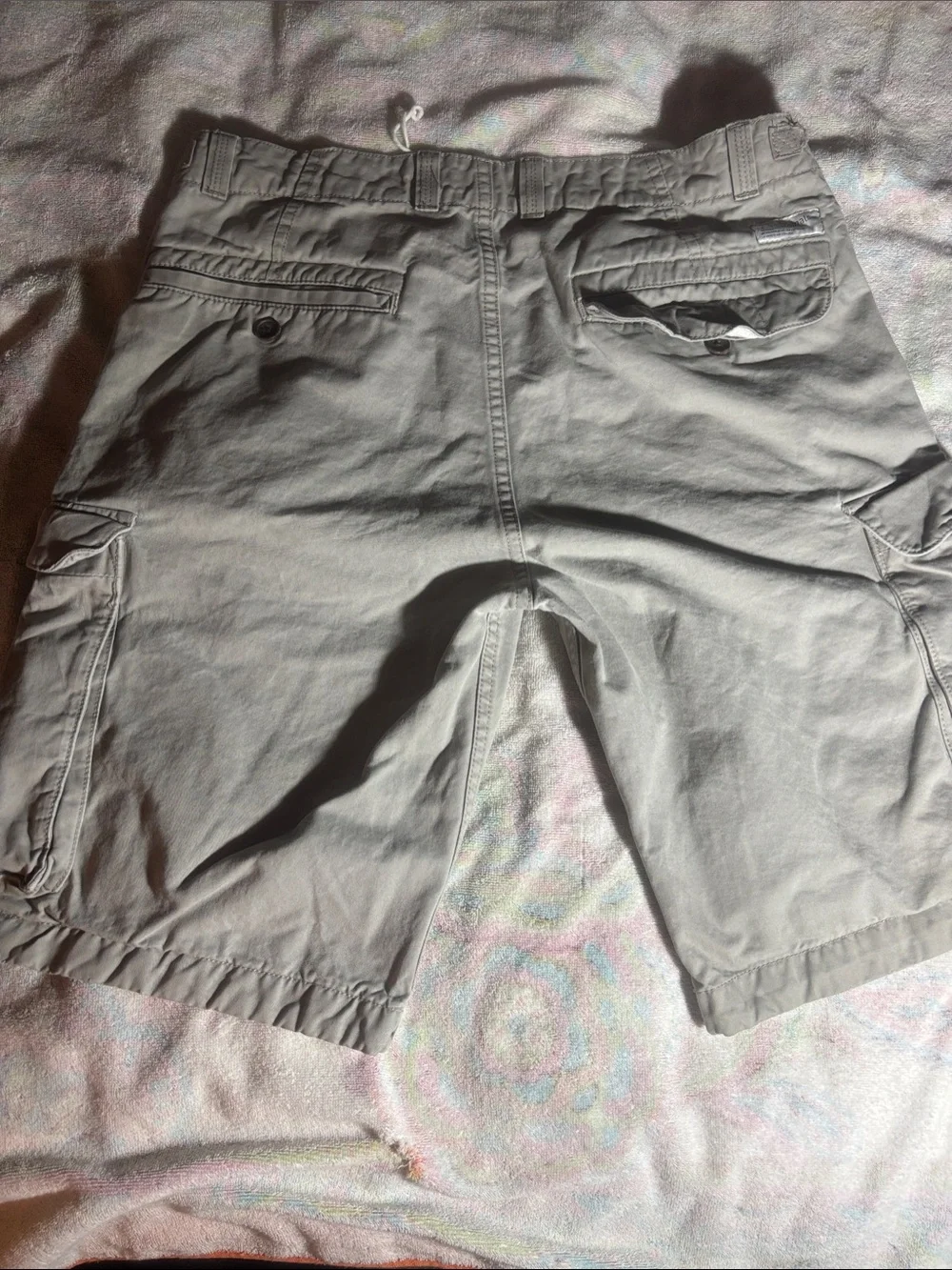 adidas Men's Gray Cargo Shorts
